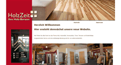Desktop Screenshot of holzzeit-warstein.de